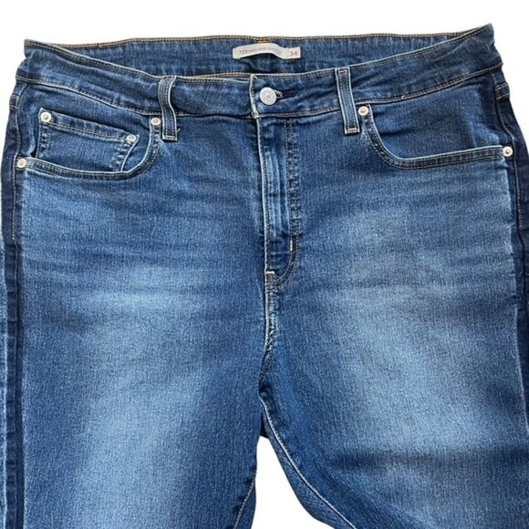 LEVI'S 725 High-Rise Bootcut Jeans in Did It Matter Wash - Size 34 - Picture 3 of 9